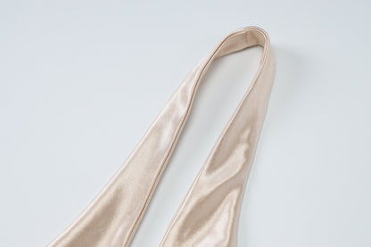 Deep V Halter Backless Split Dress | noémi