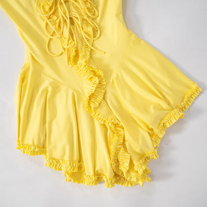 Womens Lace Trim Off Shoulder Dress with Sweetheart Neckline | noémi