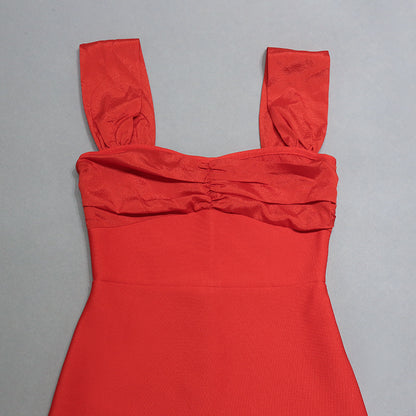 Womens Overknee Dress with Slim Fit and Irregular Hem | noémi