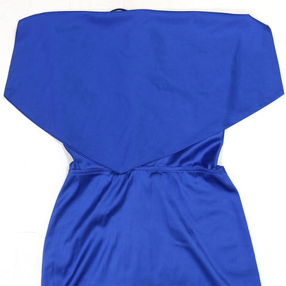 Womens Backless Maxi Dress | Deep V Neckline | Side Slit | noémi