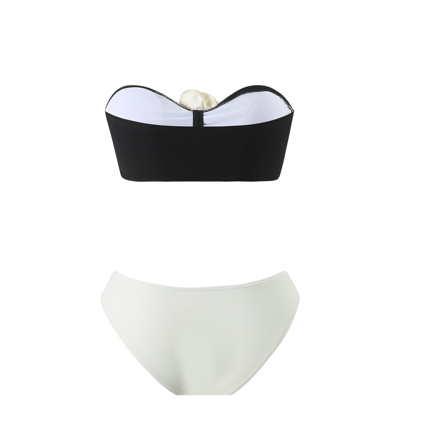 Rose Tone Mesh Maxi Dress Bikini Three Piece Swim Set | noémi