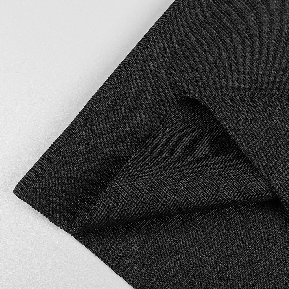 Hollow Cutout Ring Detail Bandage Mini Dress | noémi