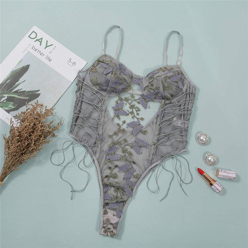 Colorful Mesh One Piece Sling Underwear See Through Design for Women | noémi