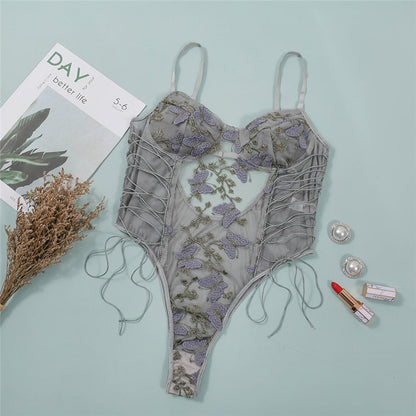 Colorful Mesh One Piece Sling Underwear See Through Design for Women | noémi