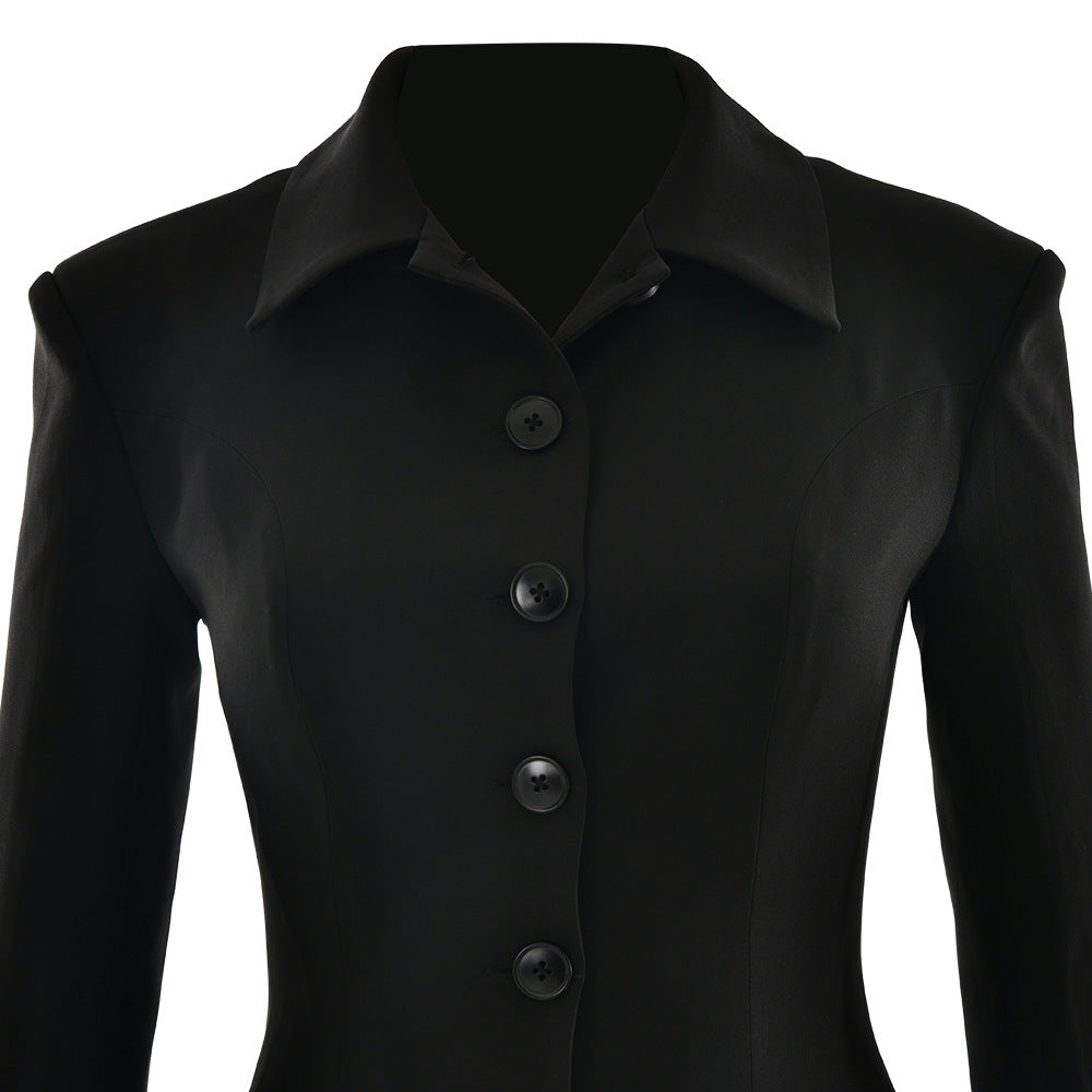 Womens Slim Fit Collared Mini Dress | noémi