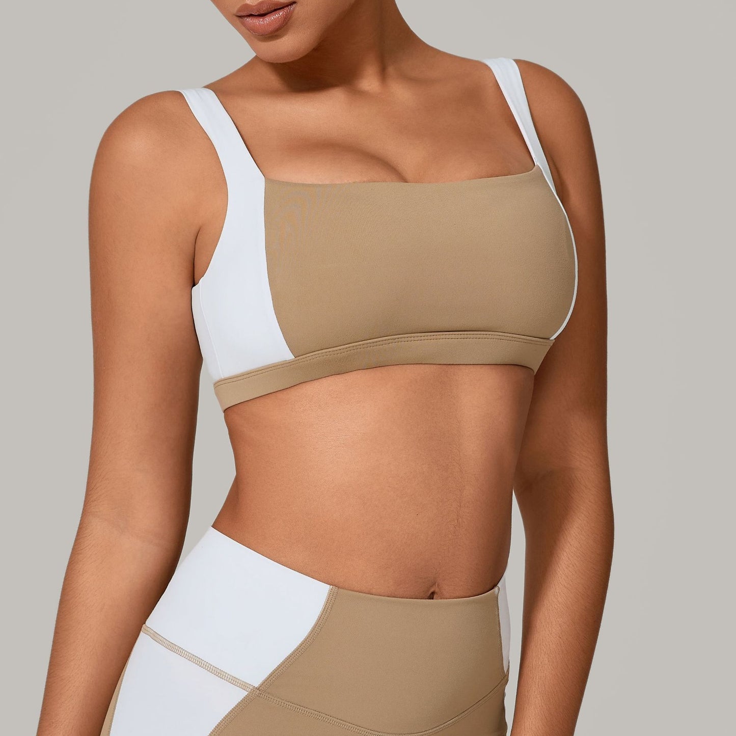 Womens Shockproof Sports Bra Push Up Wide Strap | noémi