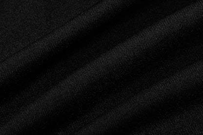 V Neck Long Sleeve Pleated Fitted Mini Dress | noémi