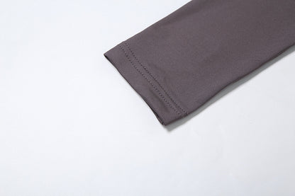 Slimming Beam Waist Solid Color Maxi Pleated Dress Women | noémi