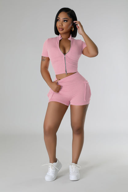 Womens Zip Up Suit | Two Way Zipper Bodycon Fit | noémi