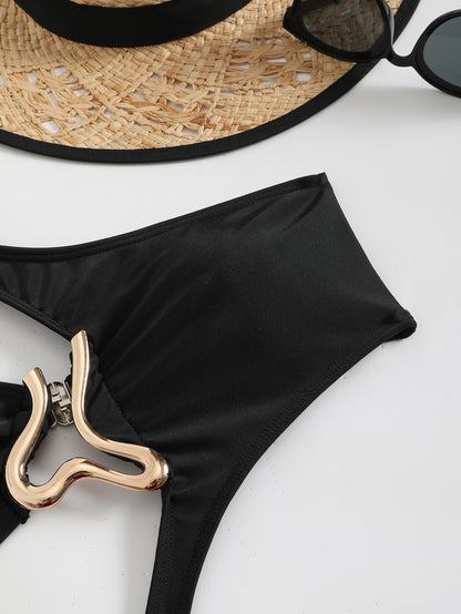 Cutout One Piece Swimsuit with Sculpted Shape | noémi