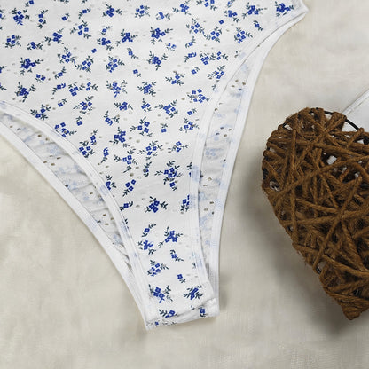 Womens Floral Polka Dot Jumpsuit | noémi