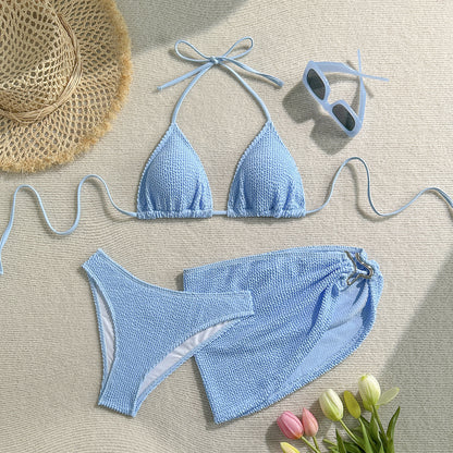 Three Piece Bikini Set with Matching Cover Layer for Women | noémi