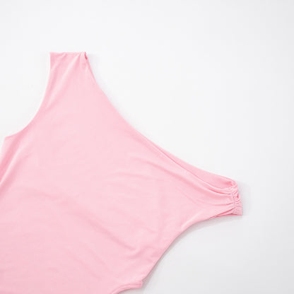 Womens Slim Fit Cutout Mini Dress with Crossbody Waist Detail | noémi