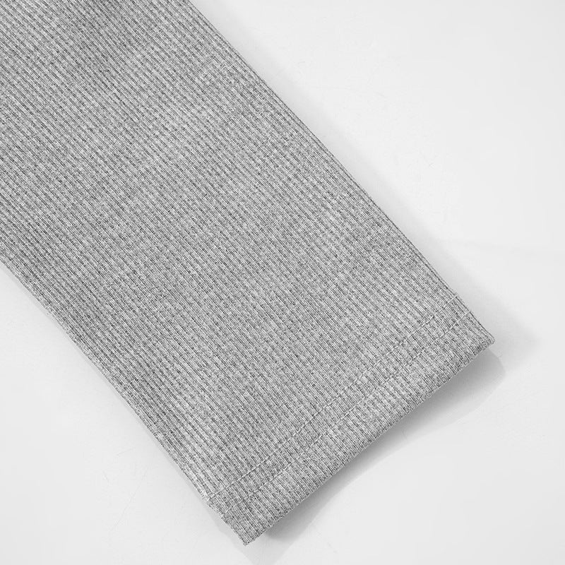 Round Neck Long Sleeve Jumpsuit | Lace Up Waist | noémi