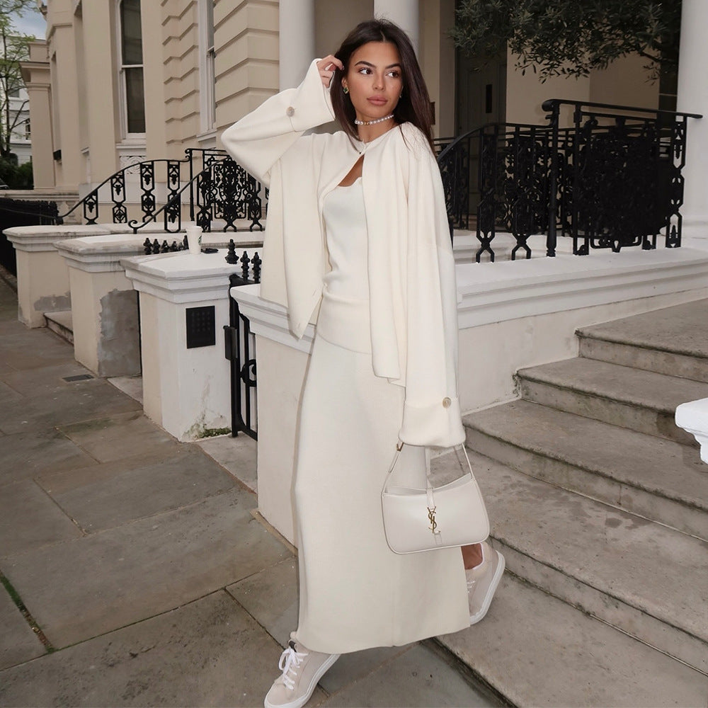 Creamy Three Piece Set