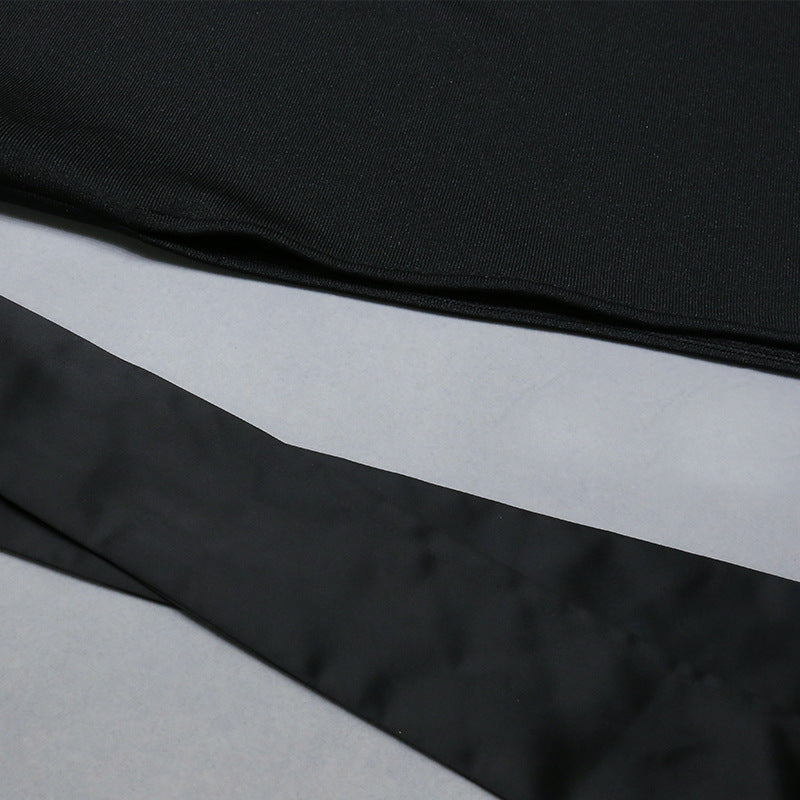 Halter Bandage Dress with Hem | Slim Fit Backless Design | noémi