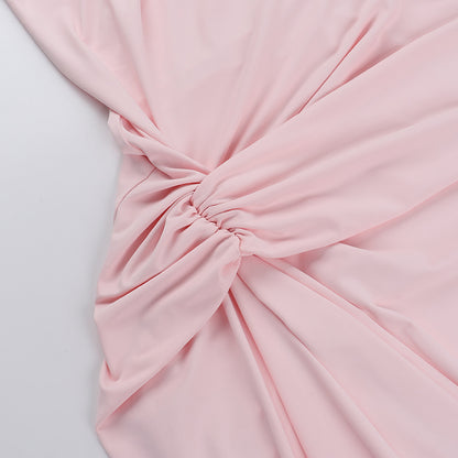 Glam One Shoulder Slit Dress | Elegant, Sculpted & Summer | noémi