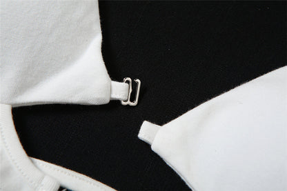 Womens Slim Tie Halter Crop Top | Backless Underwaist Design | noémi