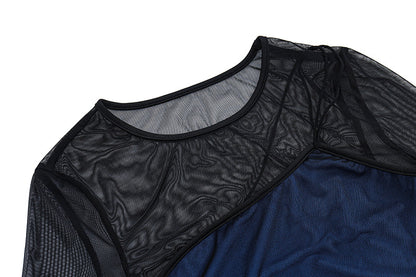 Womens Mesh Sleeve Bodycon Mini Dress | Slim Fit | noémi