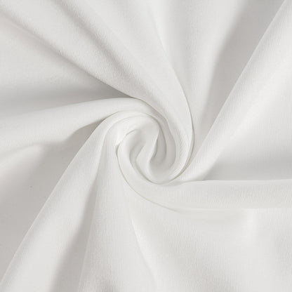 White Ruched Halter Mini Dress | Skirt, Stretch Fit | noémi