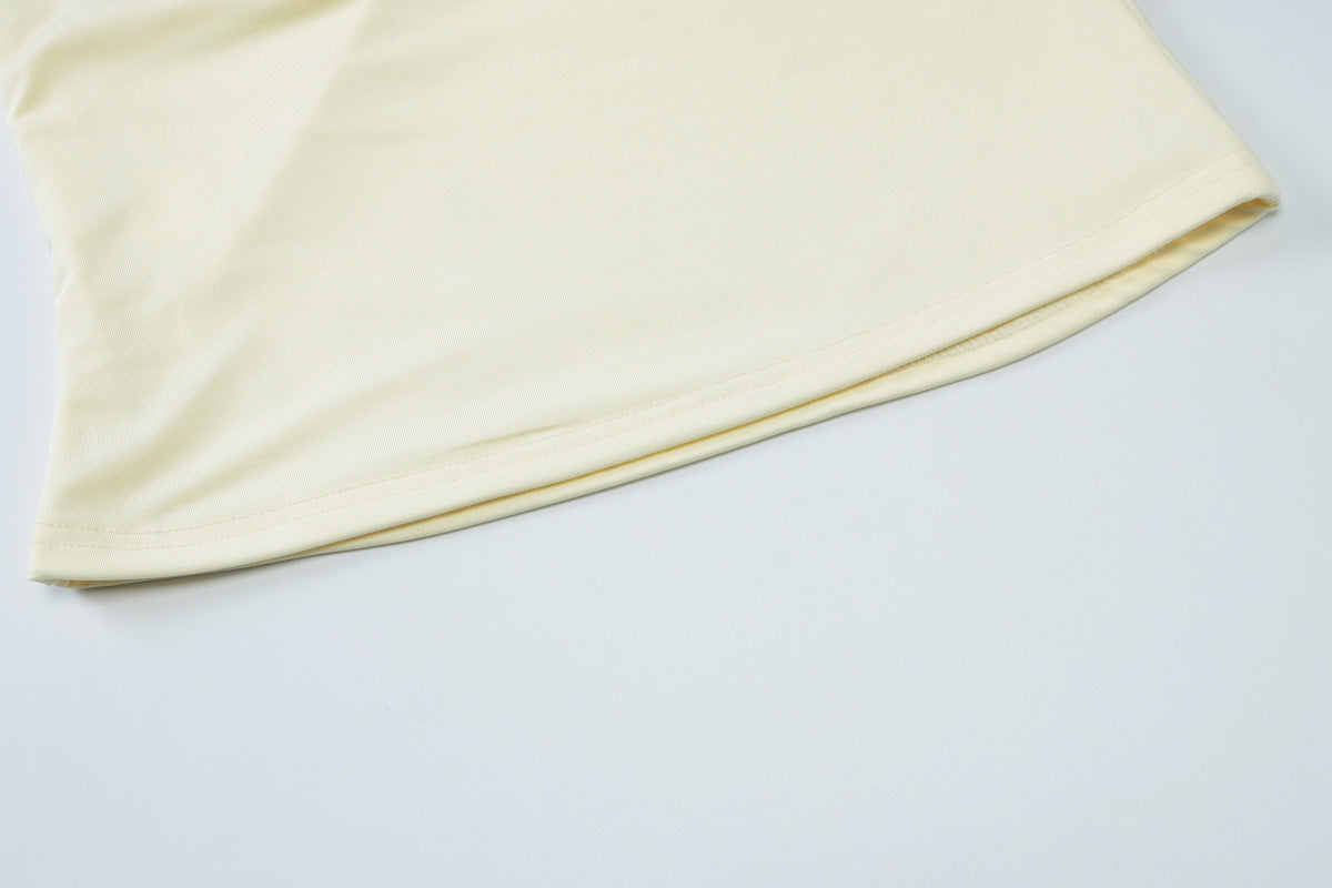 Halter Neck Keyhole Tank Top | Open Front Sleeveless Shirt | noémi