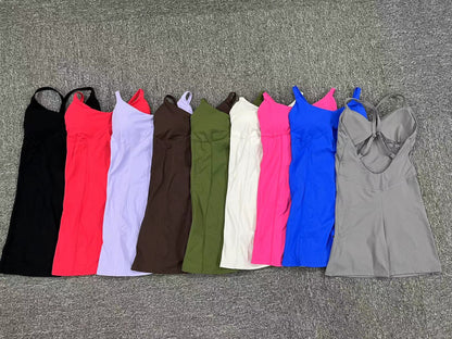 Women's Cutout Back Yoga Jumpsuit | One Piece Activewear | noémi