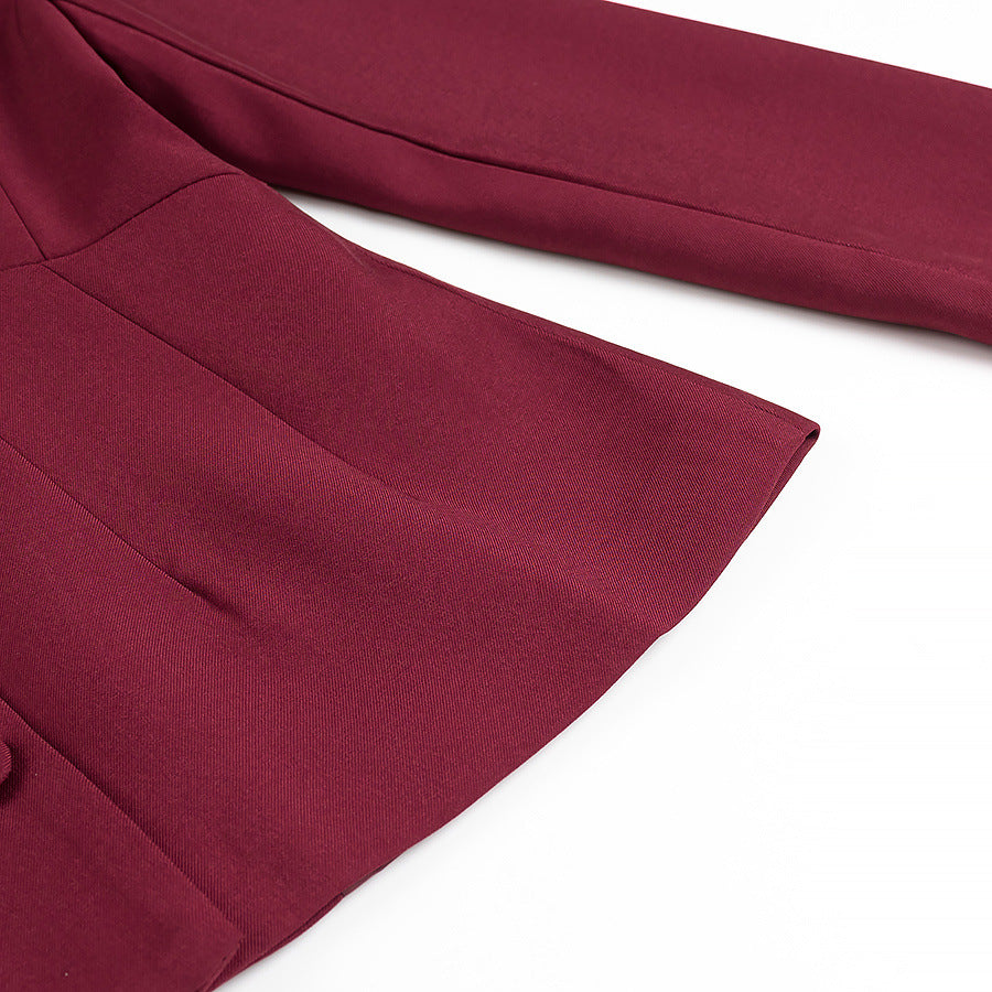 V Neck Blazer Top Long Pants Set | noémi