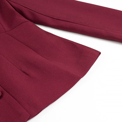 V Neck Blazer Top Long Pants Set | noémi