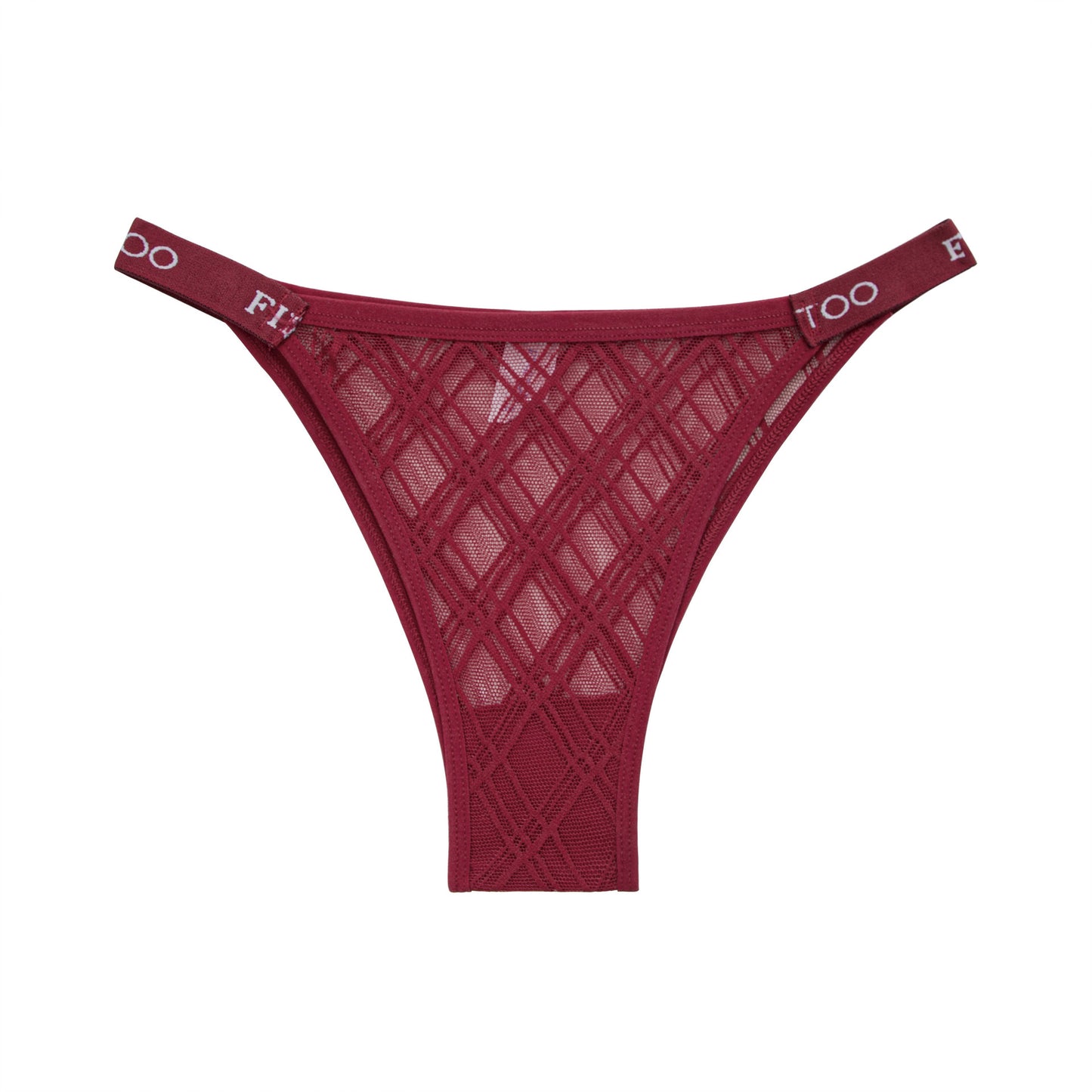 Seamless Cutout Briefs with Letter Belt Three Pack for Women | noémi