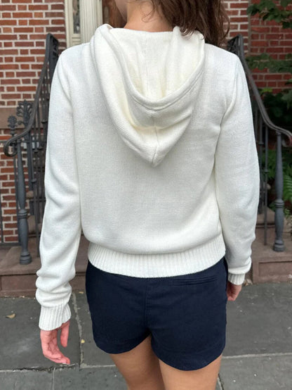 Woolen Long Sleeve Hoodie Coat for Women | noémi