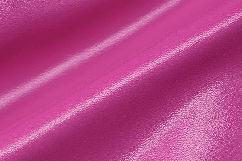 Womens Printed Faux Leather Bandeau Top | Off Shoulder Strapless Vest | noémi