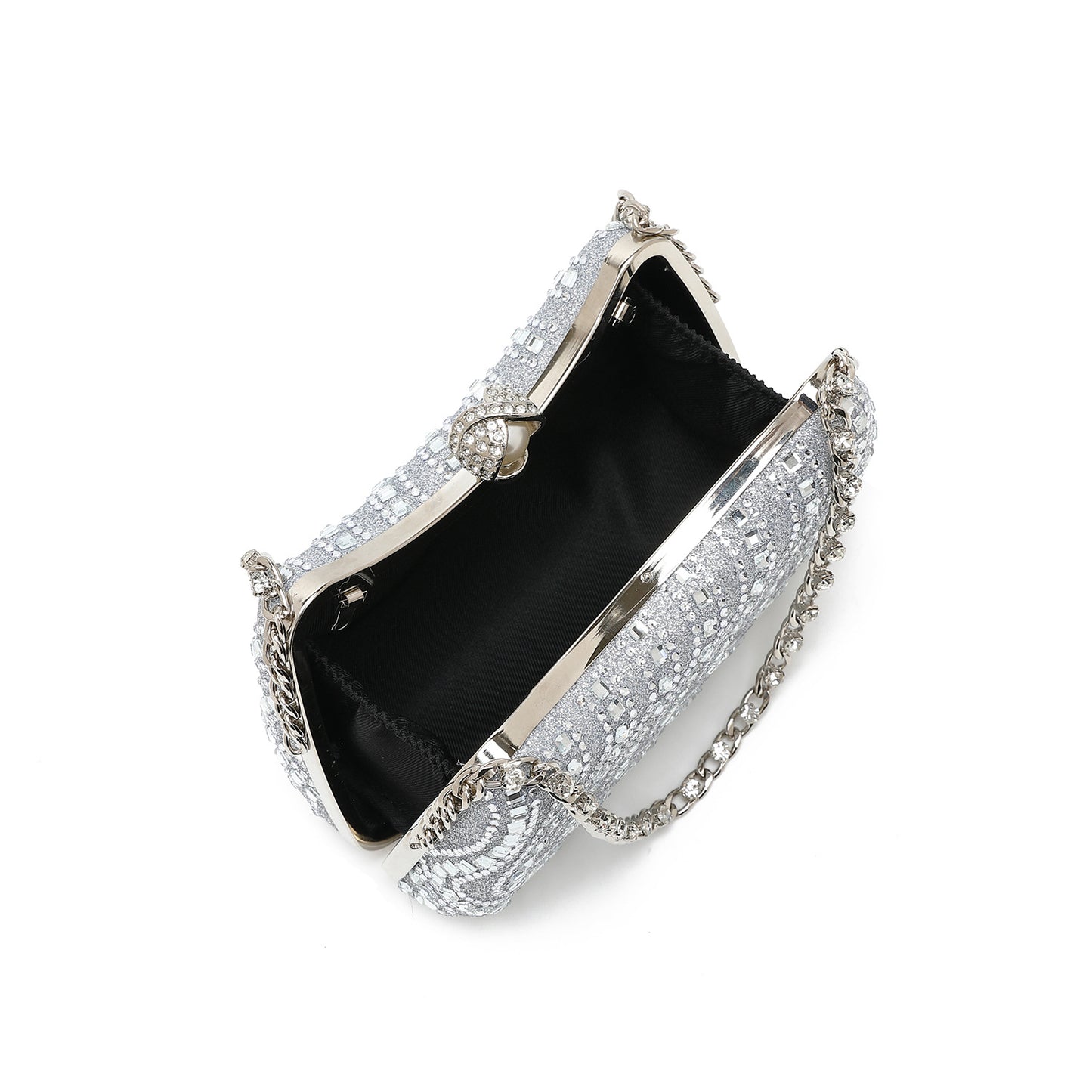 Gold Rhinestone Evening Bag | Sparkly Mini Purse for Parties, Weddings & Events | noémi