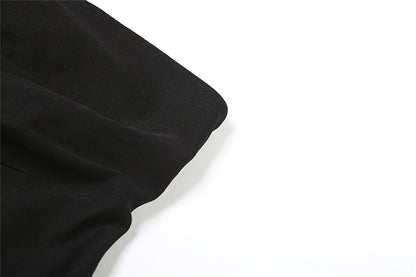 Womens Backless Tube Top | Pleated Short Vest | noémi