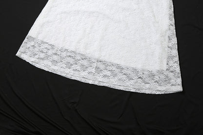 Solid Color High Waist Maxi Dress with Suspenders and Slim Fit | noémi