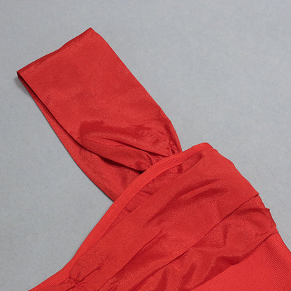 Womens Overknee Dress with Slim Fit and Irregular Hem | noémi