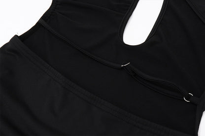 Womens Cutout Backless Jumpsuit | Slim Fit Bodysuit | noémi