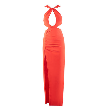 Womens Retro Sheath Red Fitted Dress | noémi