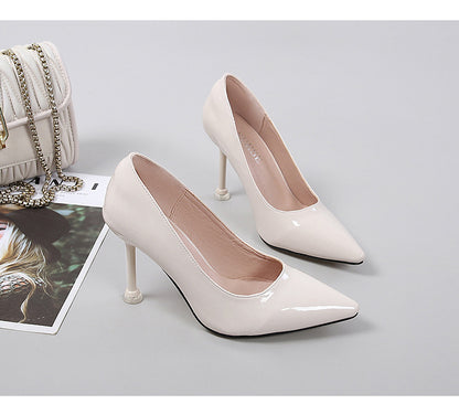 Stiletto Heels | Patent Leather Pointed Toe Pumps for Women | noémi