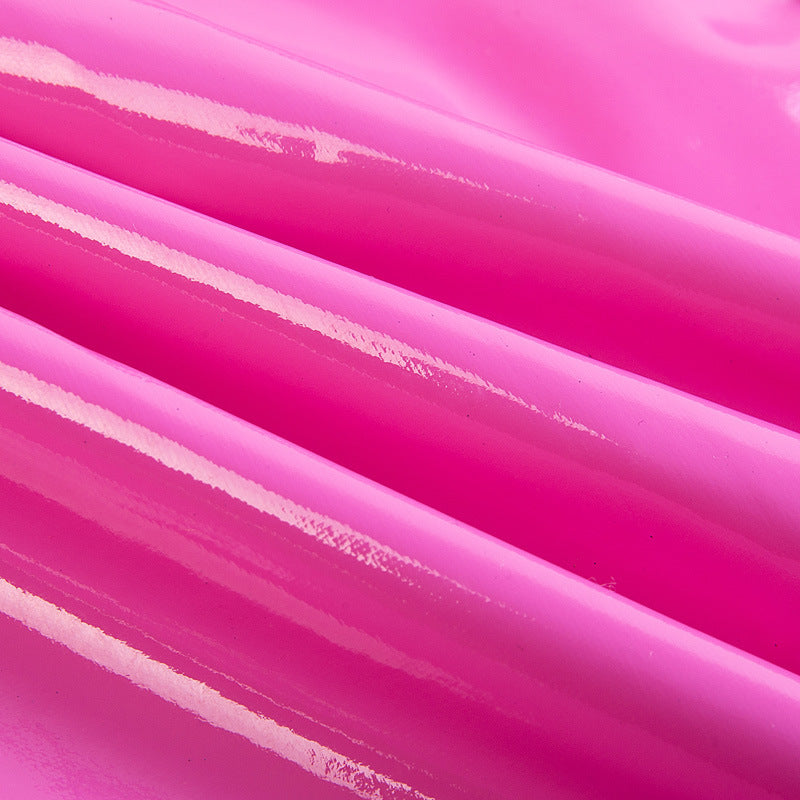 Womens Metallic Faux Leather Mini Dress | Sleeveless Sling Strap Bodycon Fit | noémi