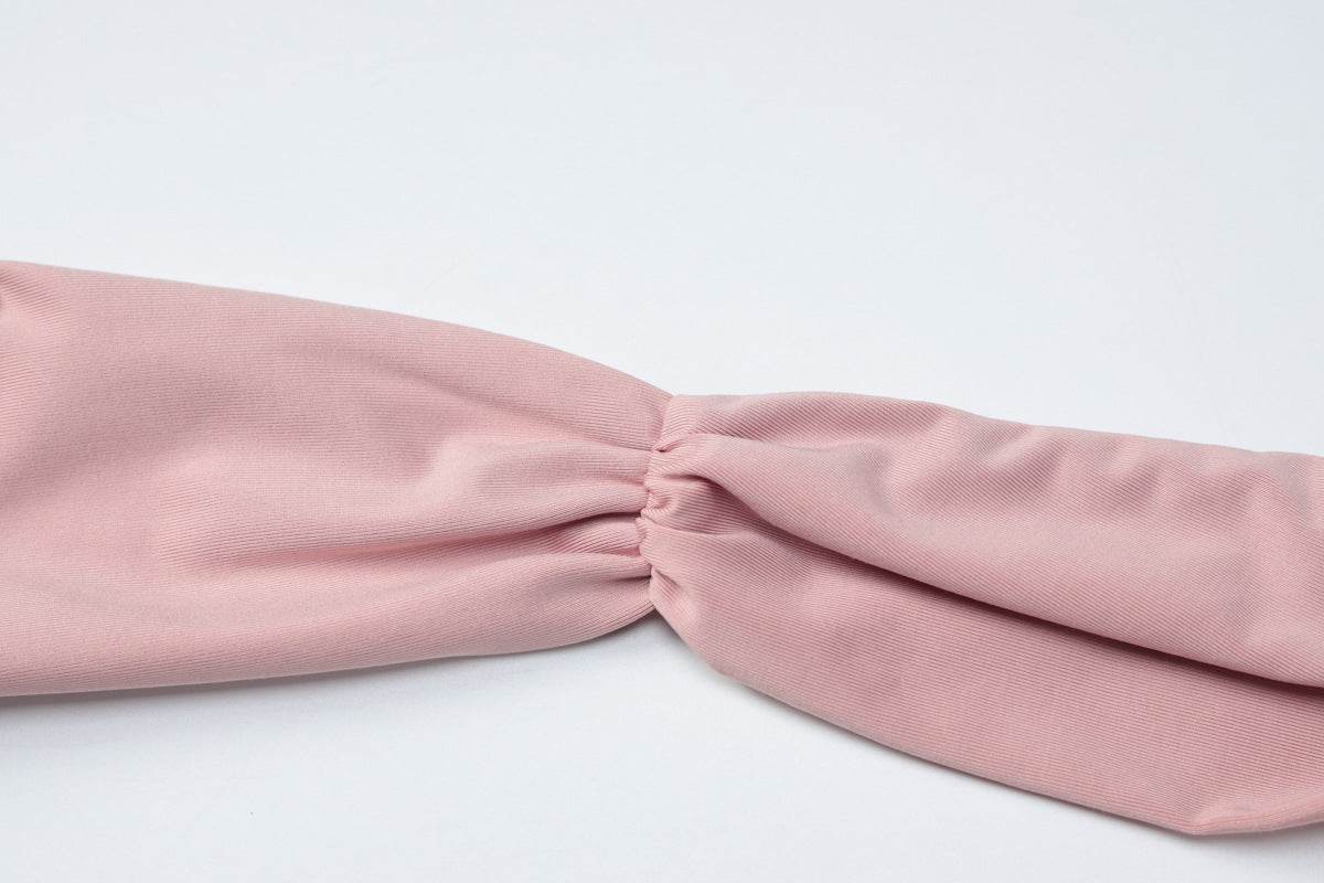 Summer Halter Dress, V Neck, Backless, Ruffle Hem, Waist Sculpting | noémi