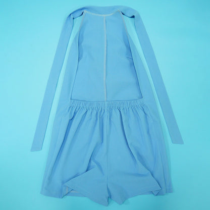 Women’s Halter Ruffle Romper | Backless Sleeveless Jumpsuit, Summer Casual Chic Playsuit | noémi