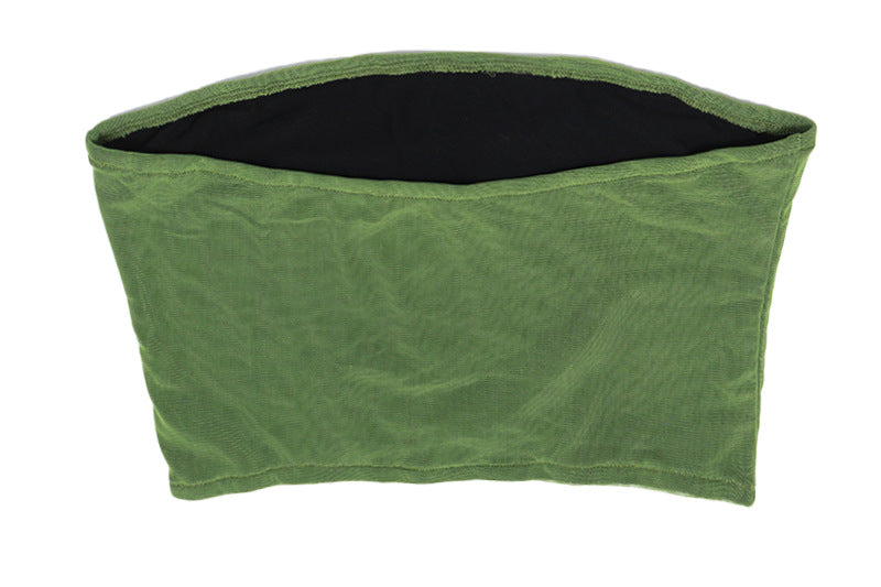 Mesh Bell Sleeve Shrug | Slim Tube Top Long Sleeve Waistcoat | noémi