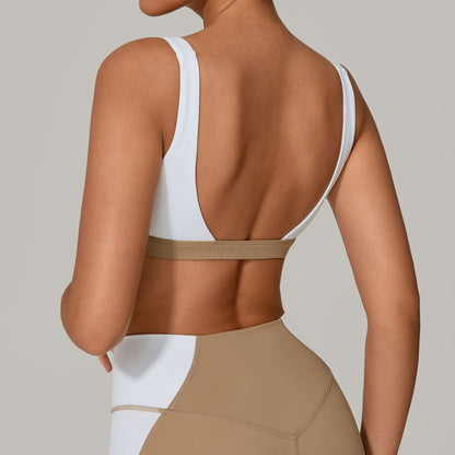 Womens Shockproof Sports Bra Push Up Wide Strap | noémi