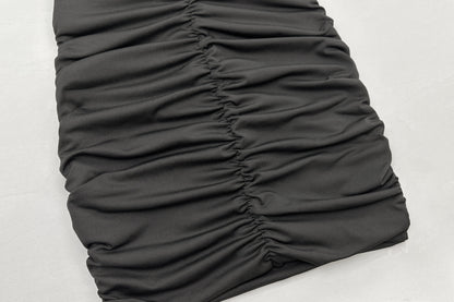 Womens Slim Fit Off Shoulder Cutout Tube Dress | Solid Color with Patchwork Detail | noémi