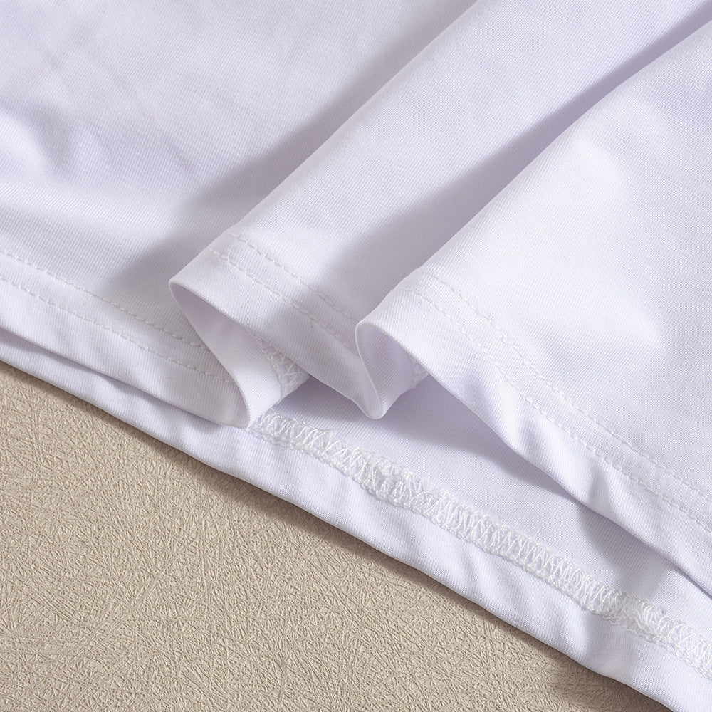 V Neck Backless Dress with Contrast Stitching and Strap Detail | noémi