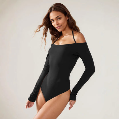 Womens Halter Off Shoulder Jumpsuit | noémi