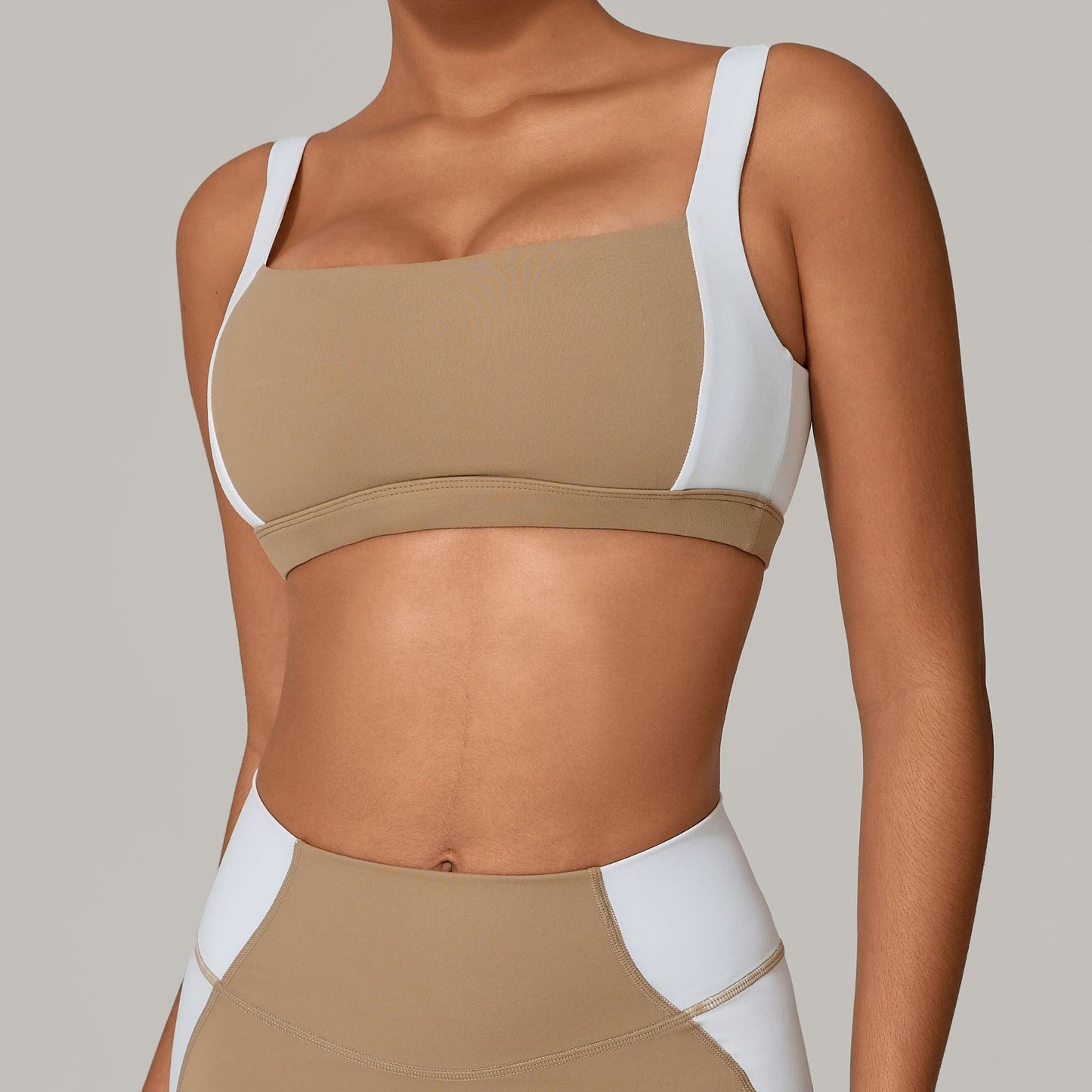 Womens Shockproof Sports Bra Push Up Wide Strap | noémi