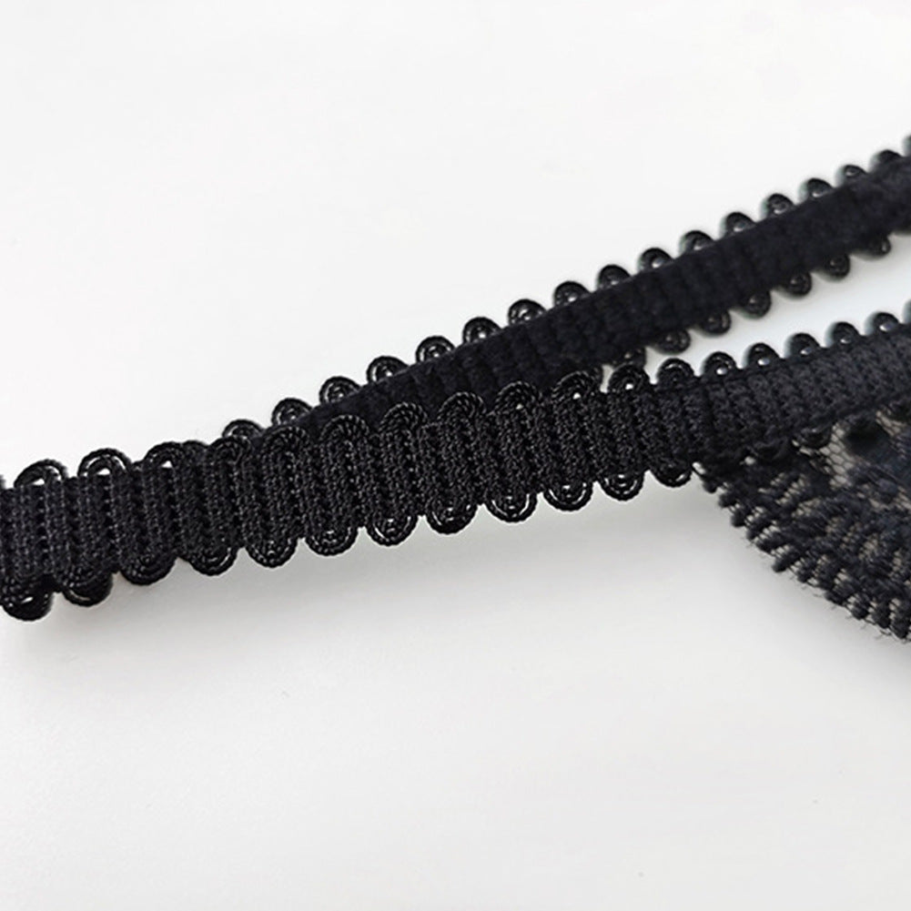 Black Lace Thong with Delicate Fit and Minimal Design | noémi