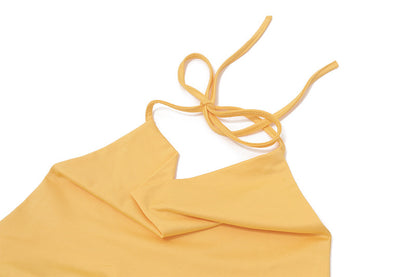 Women’s Halterneck Crop Top | Slim Fit, Bare Back | noémi