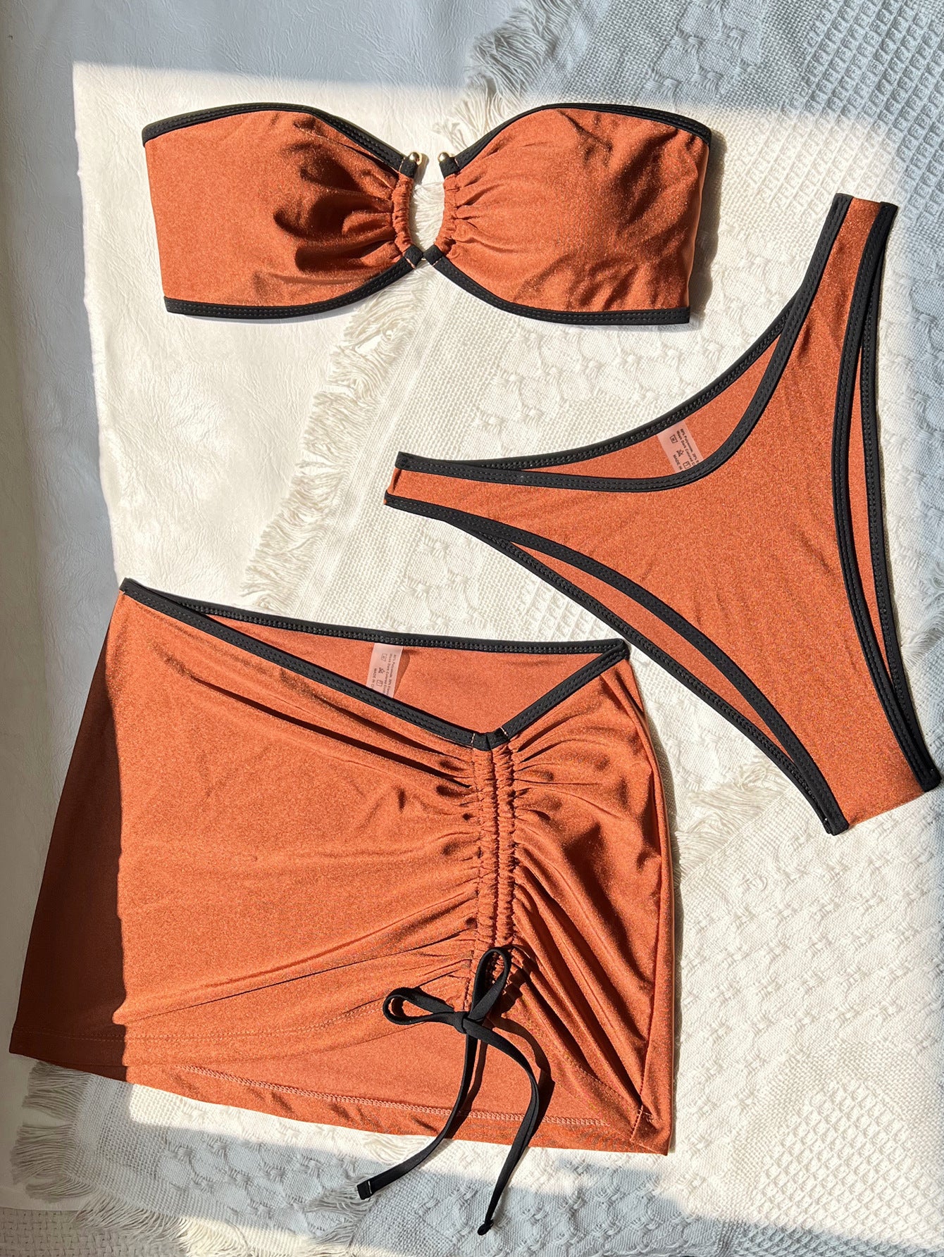 3 Piece Bikini Swimsuit Set for Women | Skirt CoverUp | noémi